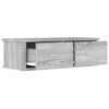 vidaXL TV-seinäkaappi harmaa Sonoma 60x26x18,5 cm tekninen puu