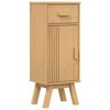 vidaXL Kylpyhuonekaappi Olden Ruskea 35 x 30 x 90 cm T&auml;ysi M&auml;nty
