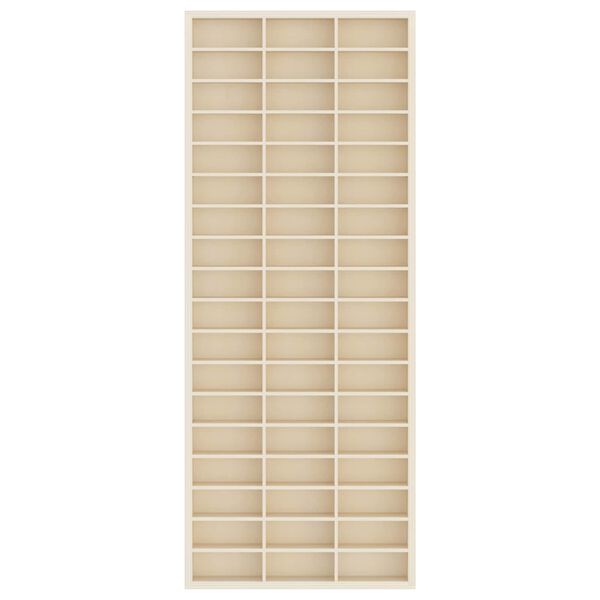 vidaXL Sein&auml;display-kaappi Beige 30 x 4,5 x 75 cm Tekninen puu