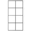 vidaXL Liukuovi alumiini ja ESG-lasi 102,5x205 cm musta