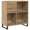 vidaXL Levykaappi artesaani tammi 84,5 x 38 x 89 cm Tekninen puu