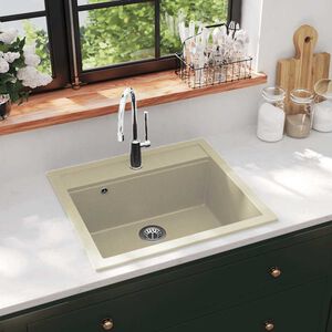 vidaXL Keitti&ouml;n pesuallas graniitti beige