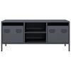 vidaXL TV-taso antrasiitti 101,5x39x43,5 cm kylmävalssattu teräs