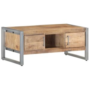vidaXL Sohvap&ouml;yt&auml; 95x50x40 cm karkea mangopuu