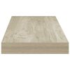 vidaXL Kelluva sein&auml;hylly tammi 60x23,5x3,8 cm MDF