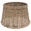 vidaXL Kattovalaisimen varjostin ruskea &Oslash;45x28 cm paju