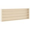 vidaXL Sein&auml;display-kaappi Sein&auml;kiinnitett&auml;v&auml; Beige 100 x 8,5 x 36 cm