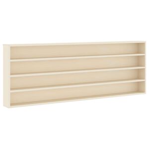 vidaXL Sein&auml;display-kaappi Sein&auml;kiinnitett&auml;v&auml; Beige 100 x 8,5 x 36 cm