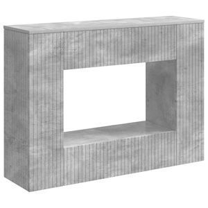 vidaXL Konsolip&ouml;yt&auml; Betoni Harmaa 101 x 29 x 74 cm K&auml;sitelty puu
