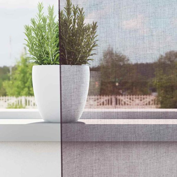 vidaXL Voileeverhot l&auml;piviennill&auml; 2 kpl purppura 140x260 cm