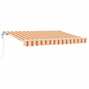 vidaXL Vedett&auml;v&auml; markiisi Keltainen 350 x 200 cm kangas