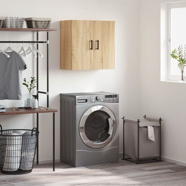 vidaXL Sein&auml;kaappi Sonoma-tammi 60x31x60 cm tekninen puu