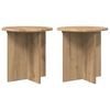 vidaXL Kasviteline 2 kpl Artisaanitammi 40 x 40 x 40 cm Tekninen puu