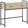 vidaXL Konsolip&ouml;yt&auml; Sonoma-tammi 90 x 33 x 80,5 cm Tekninen puu