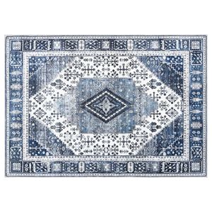 vidaXL Matto ORIZ Tumma Sininen 140 x 200 cm 100% polyesteri
