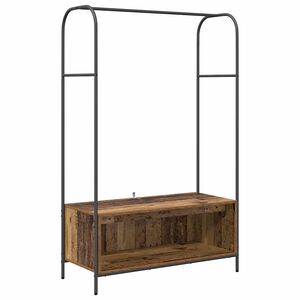 vidaXL Vaatev&auml;line Ruskea tammi 100 x 44 x 160 cm Tekninen puu
