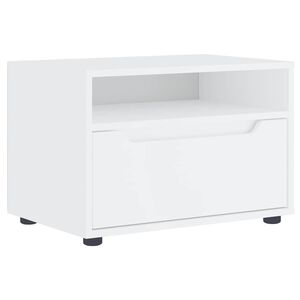 vidaXL TV-kaappi VISNES Valkoinen 60x40x38 cm Engineered Wood
