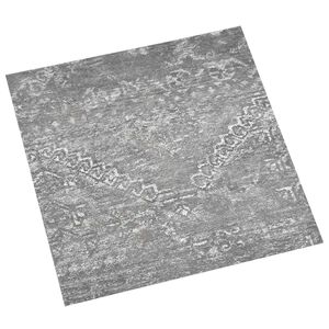 vidaXL Lattialankut 55 pcs Betoni Harmaa 5,11 m&sup2; Polyvinyylikloridi