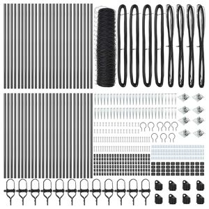 vidaXL Aitalatu Harmaa