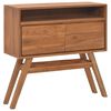 vidaXL Konsolip&ouml;yt&auml; 80x30x80 cm t&auml;ysi tiikki