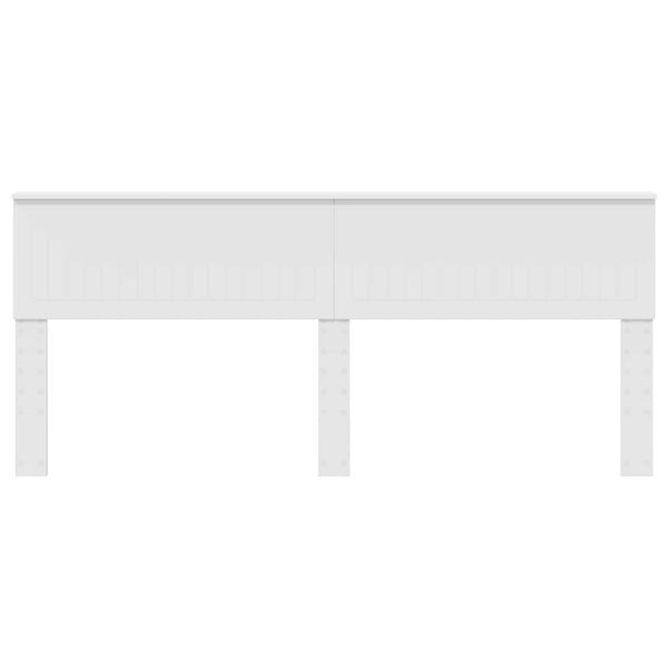 vidaXL P&auml;&auml;tylevy Kiilt&auml;v&auml; Valkoinen 200 cm Tekninen puu