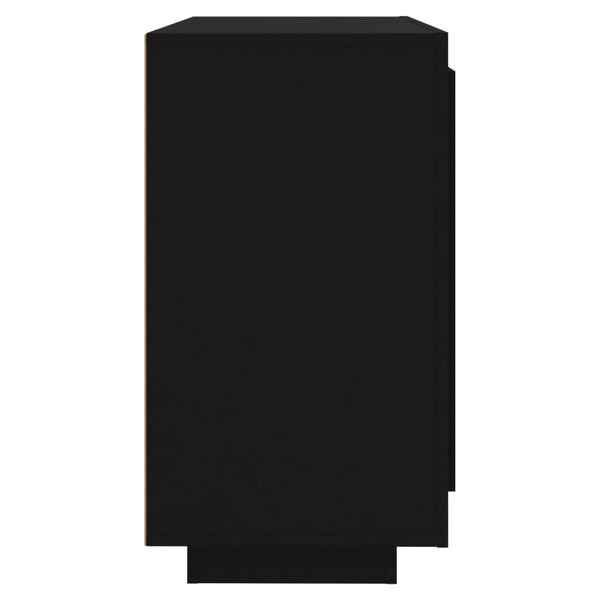 vidaXL Senkki musta 80x40x75 cm tekninen puu