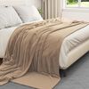 vidaXL Heittoviltti Camel 220 x 240 cm Fleese