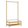 vidaXL Vaateteline hyllyill&auml; 103x40x183 cm bambu