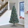 vidaXL Tekokuan esivalmisteltu joulukuusi kuulajoukkueella 240 cm PET