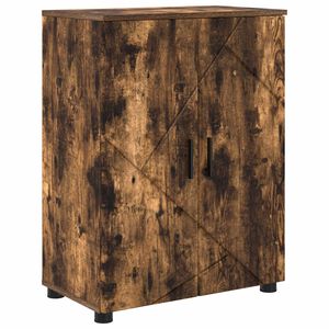 vidaXL Kylpyhuonekaappi Savup&auml;hkin&auml; 60 x 35 x 80 cm