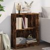 vidaXL Kirjahylly savutammi 60x24x76 cm tekninen puu
