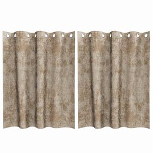 vidaXL Samettiverhot 2 kpl Samppanja 140 x 140 cm Sametti