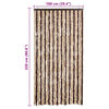 vidaXL Hyönteisverho beige ja vaaleanruskea 100x220 cm Chenille