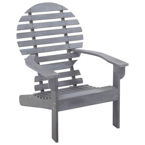 vidaXL Adirondack-tuoli t&auml;ysi akaasiapuu harmaa