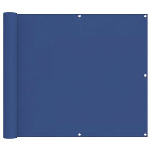 vidaXL Parvekkeen Verho 100 x 500 cm Oxford-kangas Suorakaide Sininen
