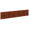 vidaXL Nurmireunus 20 pcs 100 x 22 cm Ter&auml;s Ruosteinen