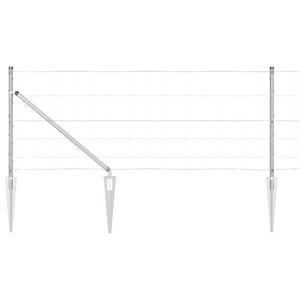 vidaXL Aitalatu Galvanoitu 25 x 0,8 m Ter&auml;s