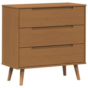 vidaXL Laukkaava MOLDE Karamelli 80 x 40 x 80 cm T&auml;ysi m&auml;nty