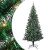 vidaXL Tekokuituinen Esivalmistettu Joulukuusi Vihre&auml; 240 cm