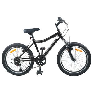vidaXL Lastenpy&ouml;r&auml; 20 Tuumaa 6-Speed 6-11-vuotiaille Musta