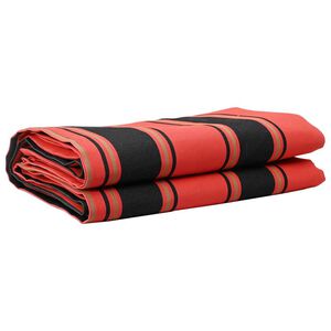 vidaXL Varjostimen vaihto Oranssi ja Musta 1000 x 160 cm