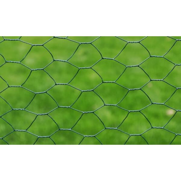 vidaXL Kanaverkko PVC pinnoitteella 25x0,75 m vihre&auml;