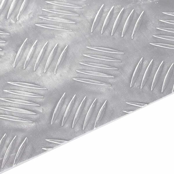 vidaXL Portaan askelma Neli&ouml; 2 pcs Hopea 40 x 40 cm Alumiini