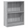 vidaXL Kirjahylly harmaa Sonoma 60x24x76 cm tekninen puu