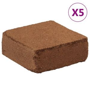 vidaXL Kookoskuitubriketit 5 kpl 5 kg kpl yhteens&auml; 25 kg