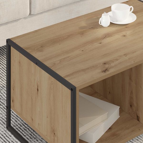 vidaXL Sohvap&ouml;yt&auml; Taidekoivu 80 x 50 x 40 cm Tekninen puu