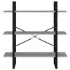 vidaXL Kirjahylly harmaa Sonoma 100x30x105 cm tekninen puu