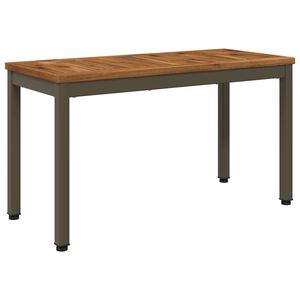 vidaXL Puutarhapenkki 80,5 x 35 x 45 cm Tihe&auml; akasiapuu Suorakaide