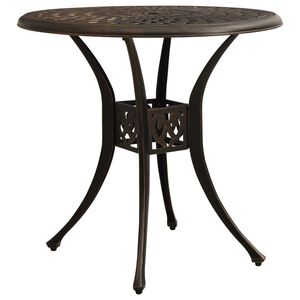 vidaXL Puutarhap&ouml;yt&auml; pronssi 78x78x72 cm valualumiini