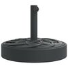 vidaXL Aurinkovarjon jalusta &Oslash;38 / 48 mm tangolle 25 kg py&ouml;re&auml;